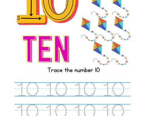 Number-10-Tracing