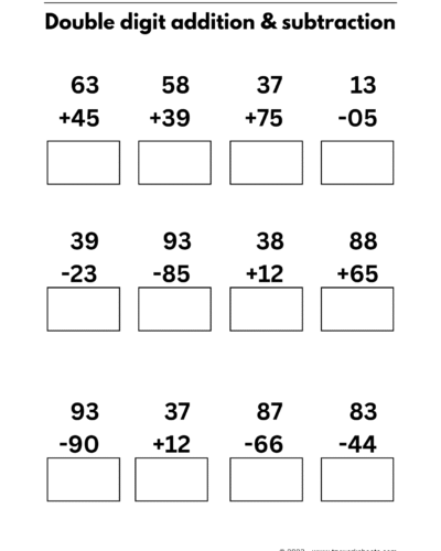 Add & Subtract