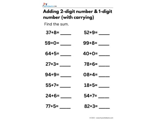 Maths – Grade 2 – Addition-1