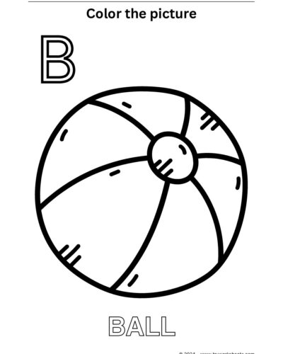 Color the Picture – B