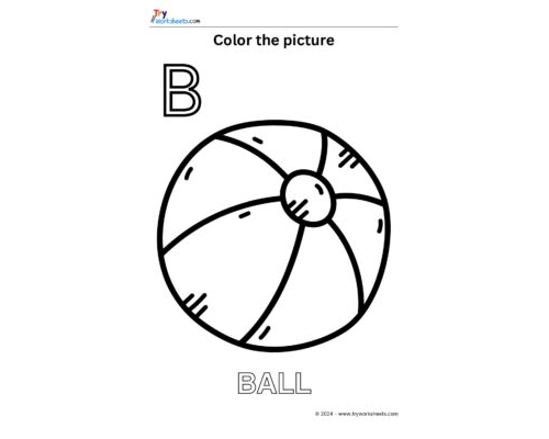 Color the Picture – B