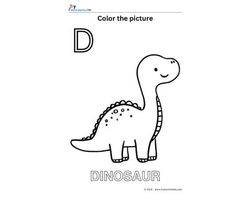 Color the Picture – D