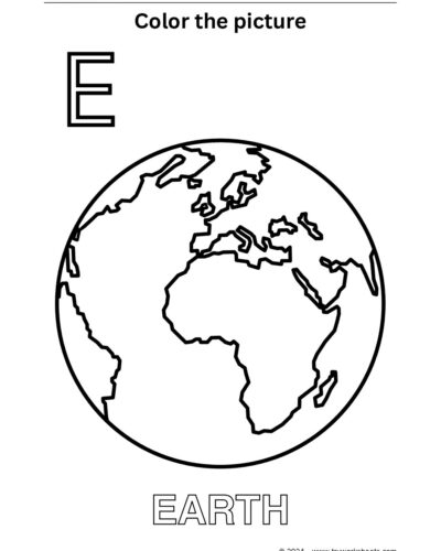 Color the Picture – E
