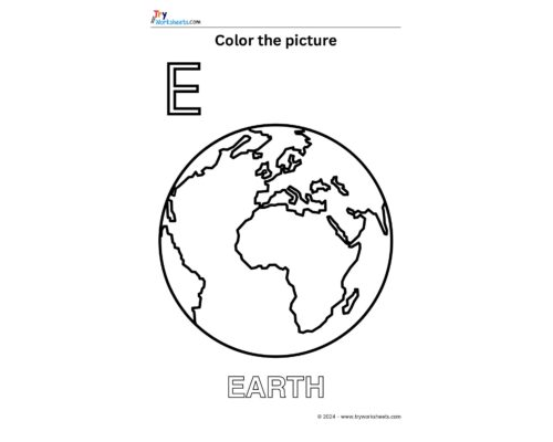 Color the Picture – E