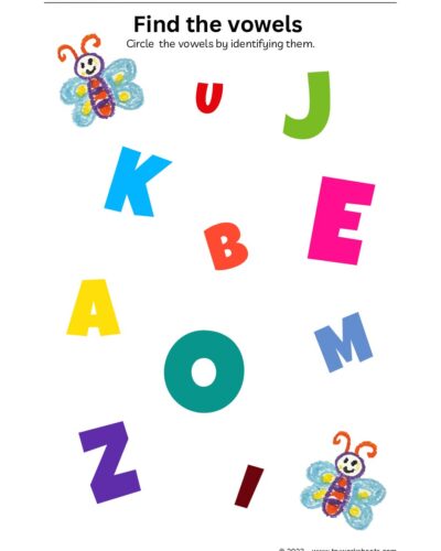 Find the vowels