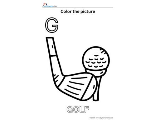 Color the Picture – G