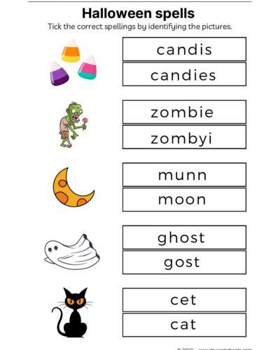 Halloween spellings