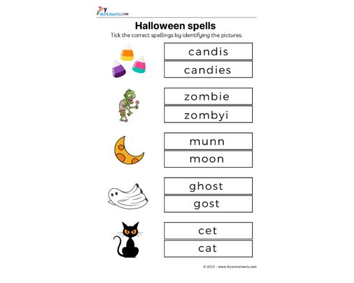 Halloween spellings