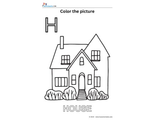 Color the Picture – H