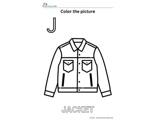 Color the Picture – J