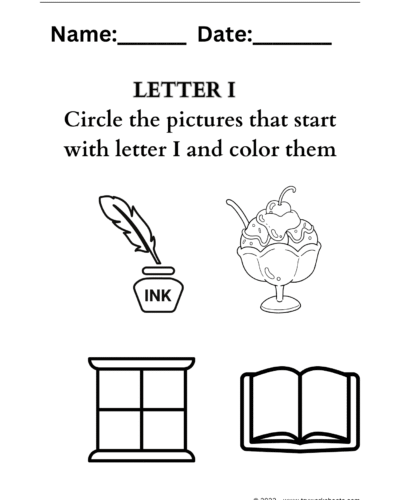 Letter coloring I