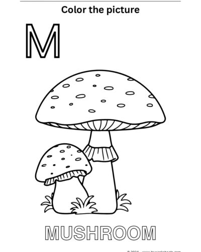 Color the Picture – M