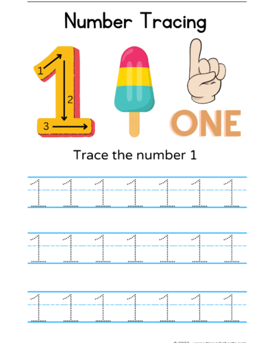 Number-1-Tracing