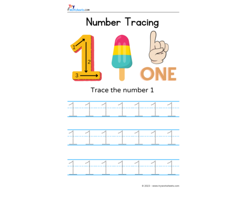 Number-1-Tracing