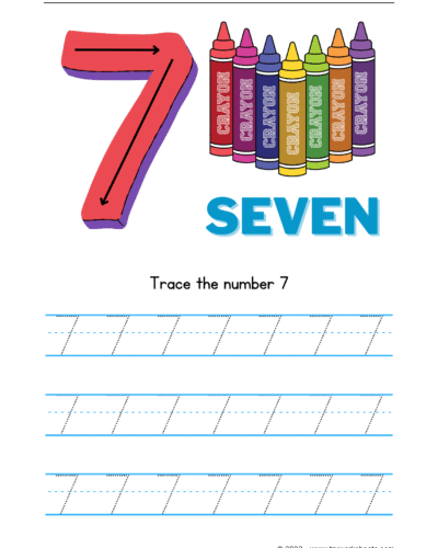 Number-7-Tracing