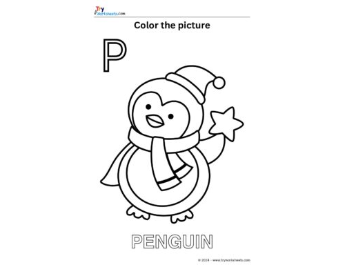 Color the Picture – P