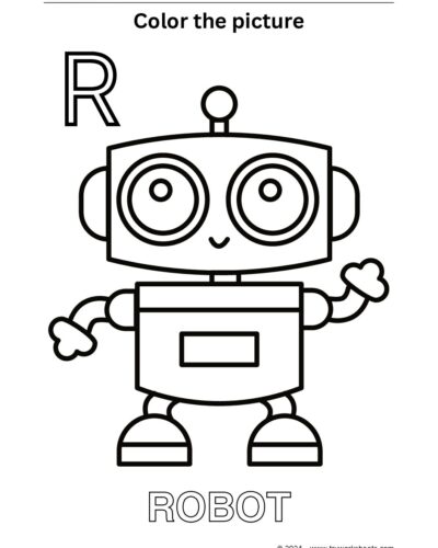 Color the Picture – R