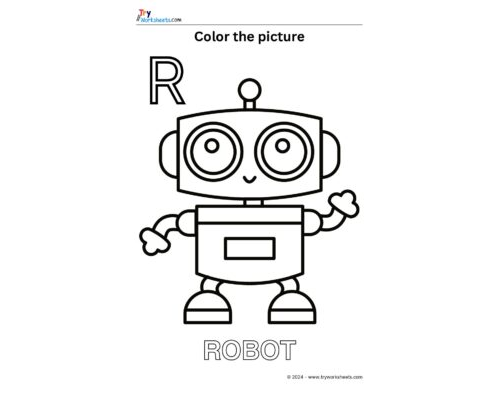 Color the Picture – R