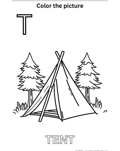 Color the Picture – T