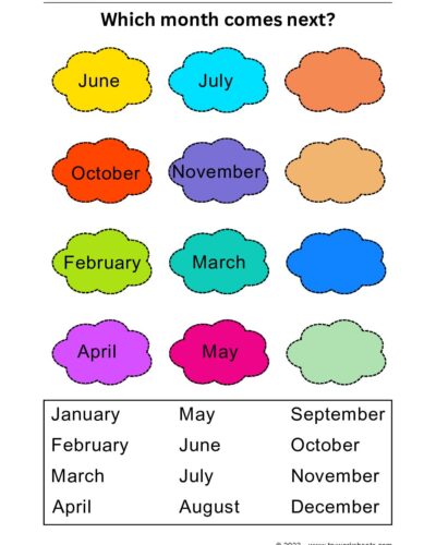 Which month comes next