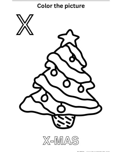 Color the Picture – X