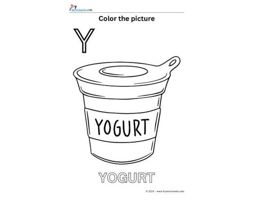 Color the Picture – Y