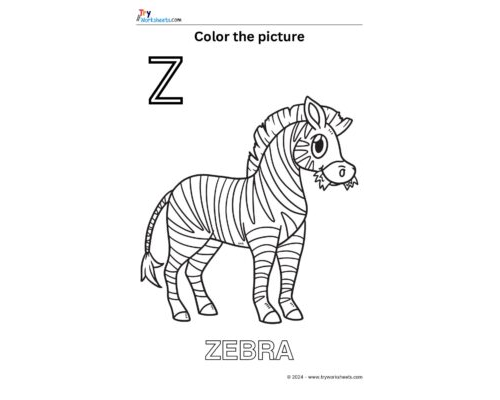 Color the Picture – Z