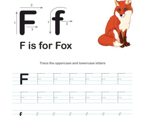 Tracing  Letter – F