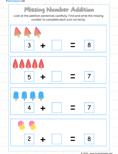 UKG Addition Worksheets – Free Printable Addition Worksheets