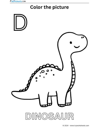 Color the Picture – D
