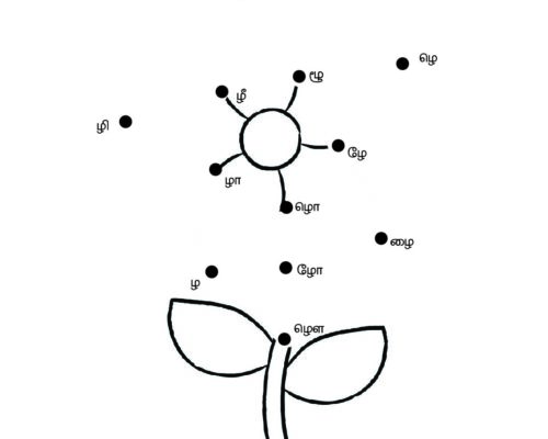 Tamil Uyir Mei Eluthukkal Varisai Dot-Dot worksheets – 15