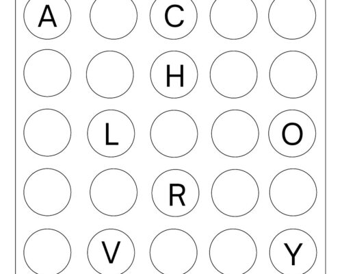 Missing Letters Worksheets – Write the Missing Letter in Uppercase