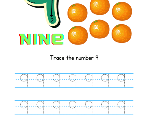 Number-9-Tracing