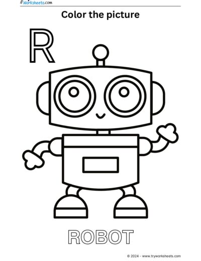 Color the Picture – R