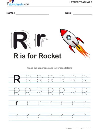 Tracing  Letter – R