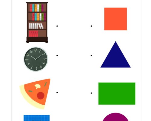 Math KG Worksheet – Shapes