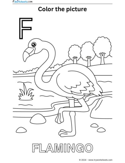 Color the Picture – F
