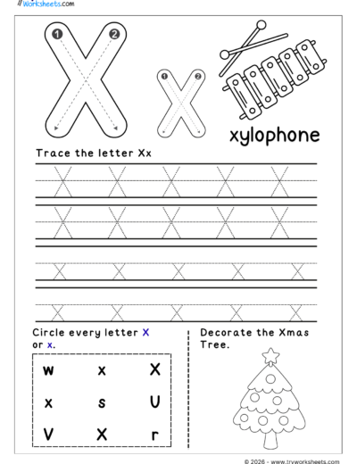 English Letter Tracing Worksheets – A to Z Printable Practice