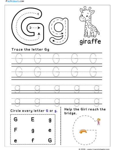 English Letter Tracing Worksheets – A to Z Printable Practice