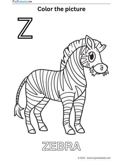 Color the Picture – Z