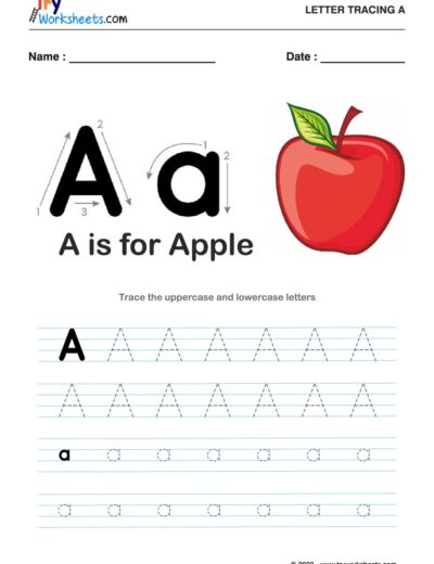 Tracing Letter – A