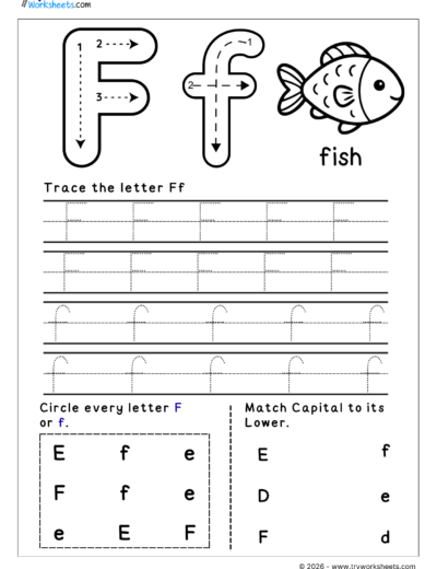 English Letter Tracing Worksheets – A to Z Printable Practice