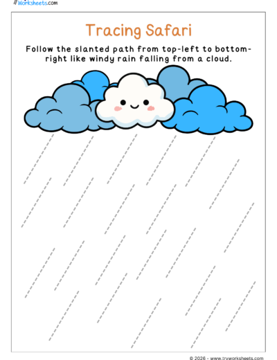 Pre-Writing Strokes Worksheets