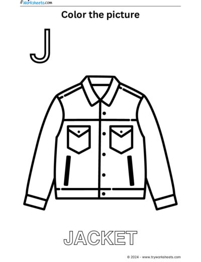 Color the Picture – J