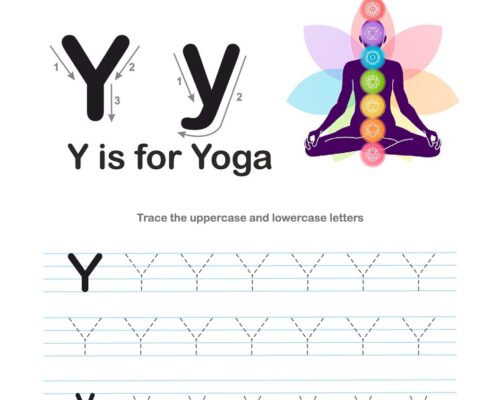 Tracing  Letter – Y