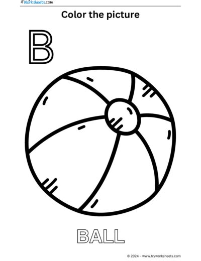 Color the Picture – B