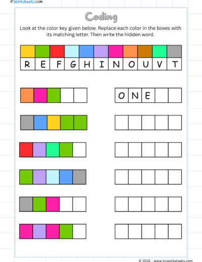 Logical Thinking Worksheets for UKG