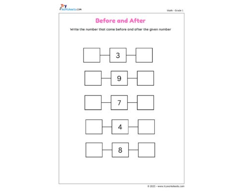 Before and After Numbers